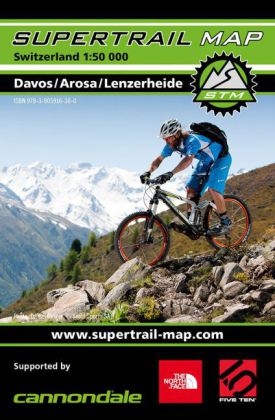 Supertrail Map Davos / Arosa / Lenzerheide