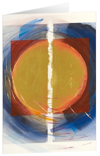 Ich bin das Brot des Lebens - Kunst-Faltkarten mit Text (5 Stück)