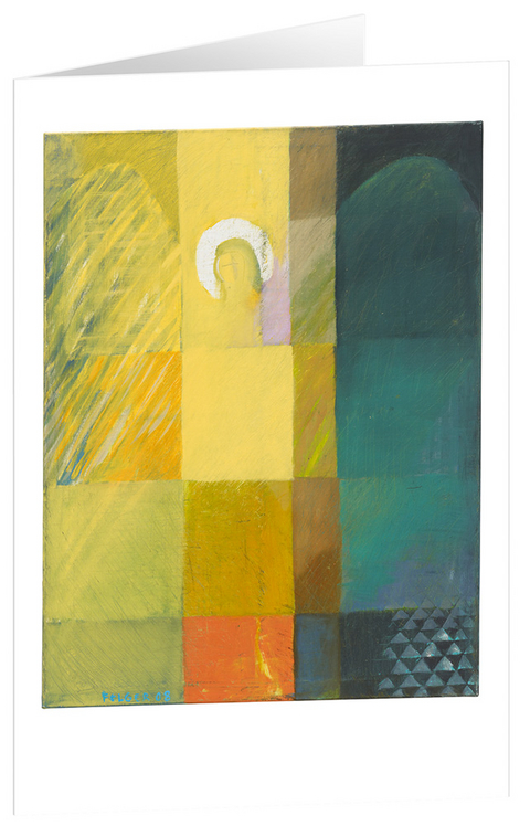 Engel 3 - Kunst-Faltkarten ohne Text (5 St&uuml;ck) - 