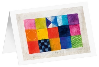 Farbfelder 1 - Kunst-Faltkarten ohne Text (5 Stück)