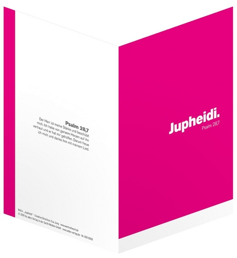 Jupheidi - Faltkarten (5 Stück)