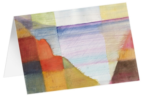 Meeresblick - Kunst-Faltkarten ohne Text (5 St&uuml;ck) - 