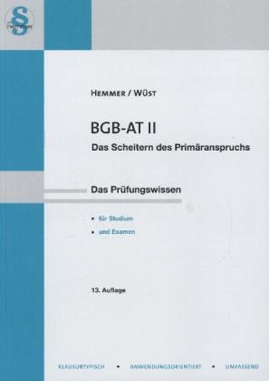 BGB AT II - Karl-Edmund Hemmer, Achim W&uuml;st