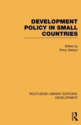 Development Policy in Small Countries - 