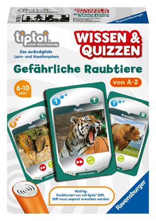 tiptoi® Wissen & Quizzen: Gefährliche Raubtiere