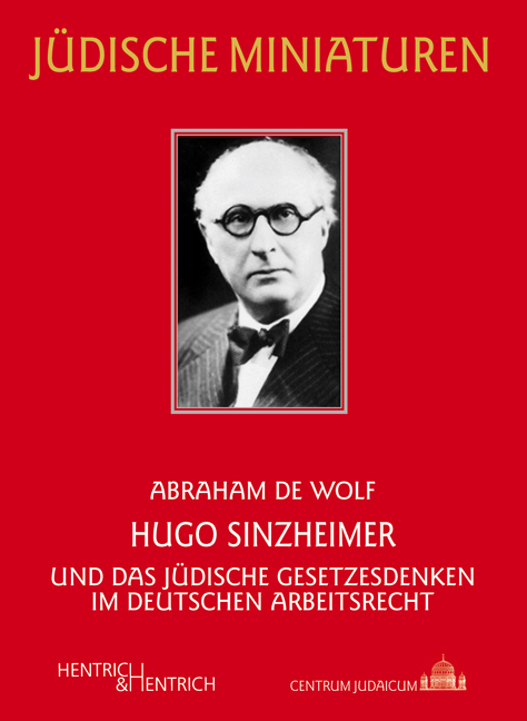 Hugo Sinzheimer - Abraham de Wolf