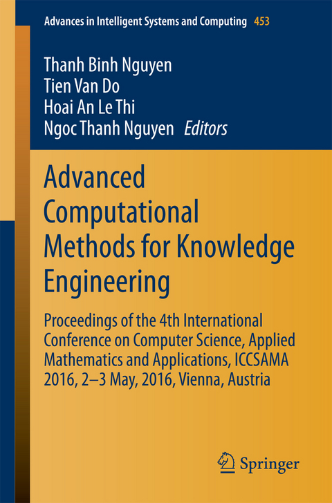Advanced Computational Methods for Knowledge Engineering - 