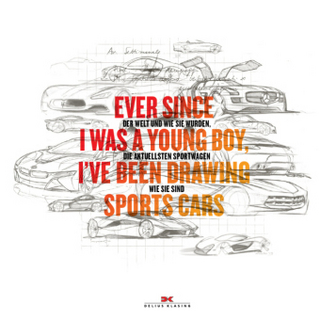 Ever since I was a young boy I’ve been drawing Sports Cars