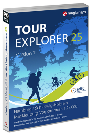 TOUR Explorer 25 Hamburg / Schleswig-Holstein / Mecklenburg-Vorpommern Version 7.0, DVD-ROMs