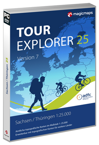 TOUR Explorer 25 Sachsen / Thüringen Version 7.0, DVD-ROMs