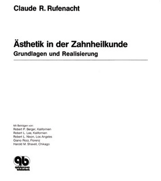 Ästhetik in der Zahnheilkunde