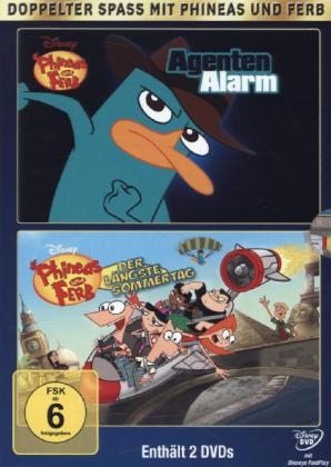Phineas und Ferb: Agenten Alarm & Der l&auml;ngste Sommertag, 2 DVDs