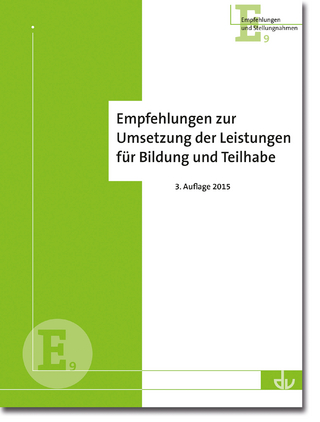 Empfehlungen des DV zur Umsetzung der Leistungen für Bildung und Teilhabe