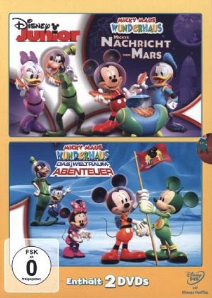 Mickys Nachricht vom Mars / Das Weltraum Abenteuer, 2 DVDs