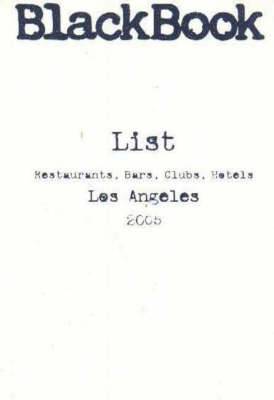 BlackBook List, Los Angeles