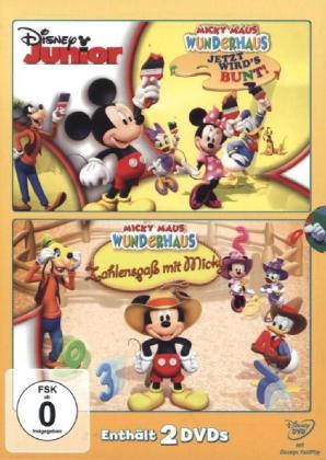 Jetzt wird's bunt / Zahlenspaß mit Micky, 2 DVDs
