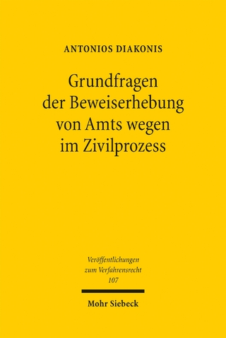 Grundfragen der Beweiserhebung von Amts wegen im Zivilprozess