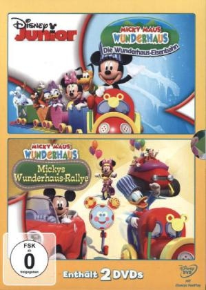 Mickys Wunderhaus-Ralley / Die Wunderhaus-Eisenbahn, 2 DVDs