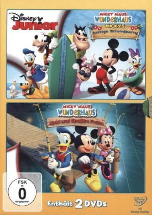 Mickys lustige Strandparty / Spiel und Spass im Freien, 2 DVDs