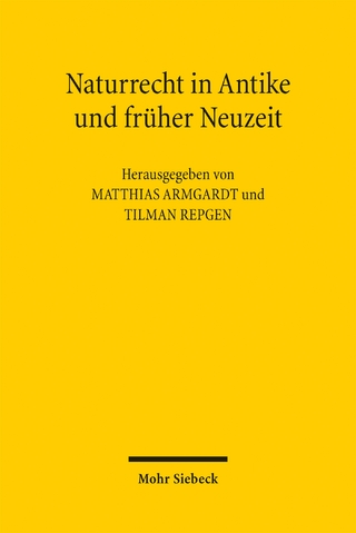 Naturrecht in Antike und früher Neuzeit