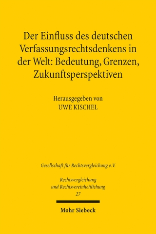 Der Einfluss des deutschen Verfassungsrechtsdenkens in der Welt: Bedeutung, Grenzen, Zukunftsperspektiven