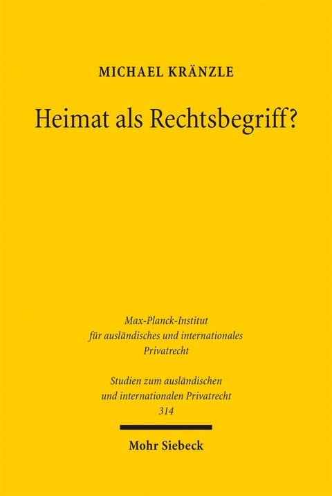 Heimat als Rechtsbegriff? - Michael Kr&auml;nzle
