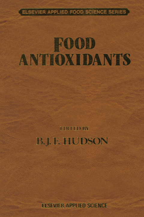 Food Antioxidants - B. J. Hudson