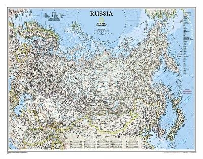 Russia Classic Flat - National Geographic Maps