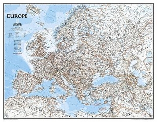 Europe Classic, Enlarged &, Laminated