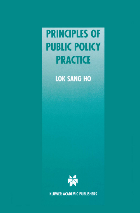 Principles of Public Policy Practice -  Lok Sang Ho