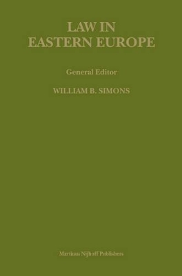 Soviet Administrative Law: Theory and Policy - 