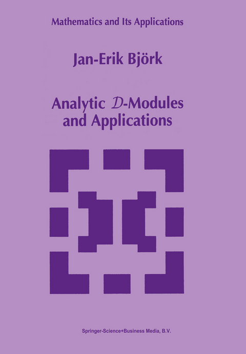Analytic D-Modules and Applications - Jan-Erik Björk