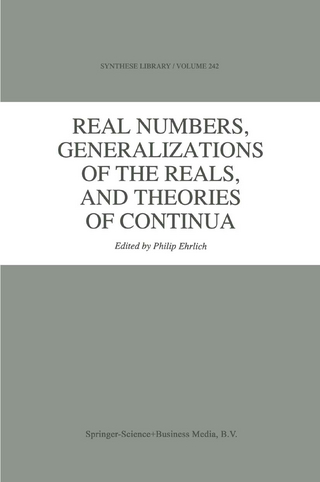 Real Numbers, Generalizations of the Reals, and Theories of Continua