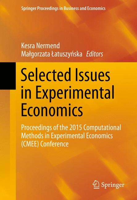 Selected Issues in Experimental Economics - 