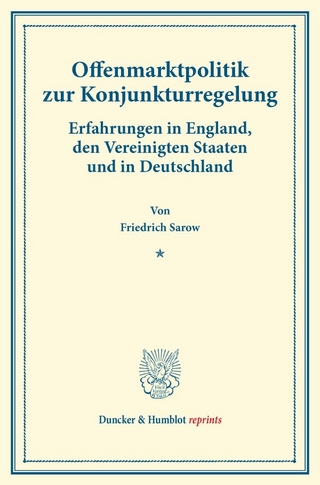 Offenmarktpolitik zur Konjunkturregelung.