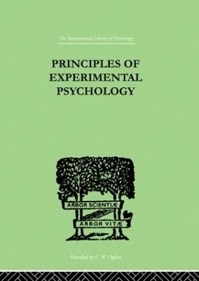 Principles Of Experimental Psychology