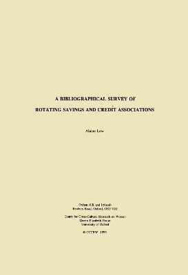 A Bibliographical Survey of Rotating Savings and Credit Associations
