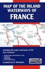 Map of the Inland Waterways of France - K. Nussbaum