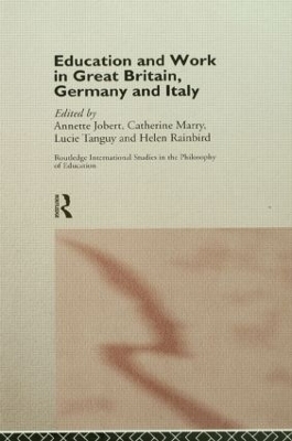 Education and Work in Great Britain, Germany and Italy - 