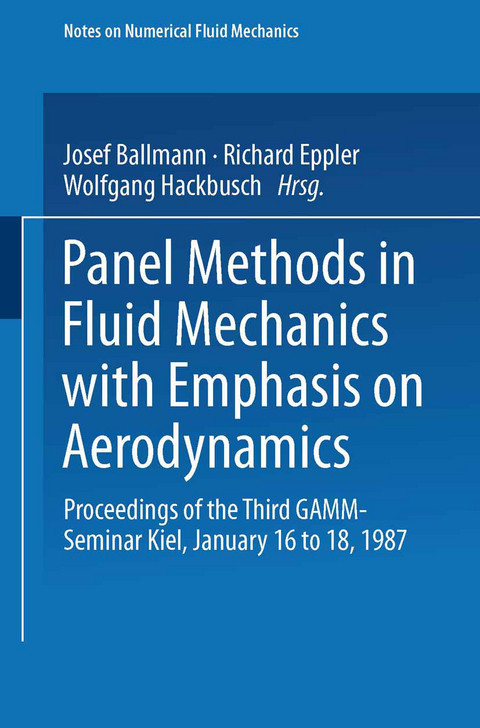 Panel Methods in Fluid Mechanics with Emphasis on Aerodynamics - Josel Ballman, Richard Eppler, Wolfgang Hackbusch