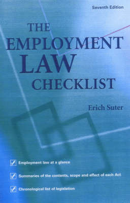The Employment Law Checklist - Erich Suter
