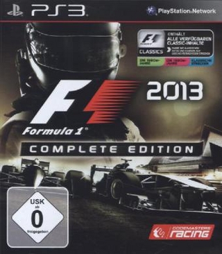F1, Formula 1, 2013, Complete Edition, PS3-Blu-ray Disc
