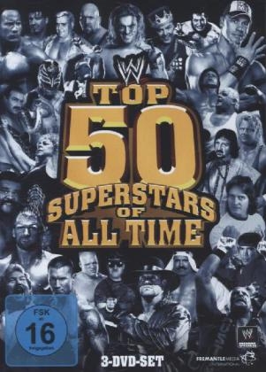 TOP 50 SUPERSTARS OF ALL TIME, 3 DVDs