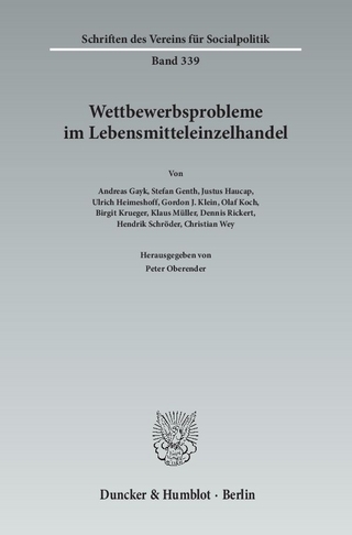 Wettbewerbsprobleme im Lebensmitteleinzelhandel.