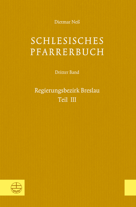 Schlesisches Pfarrerbuch - Dietmar Ne&szlig;