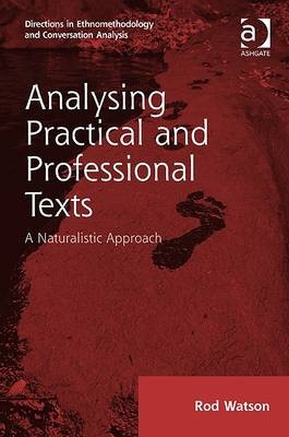 Analysing Practical and Professional Texts