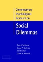 Contemporary Psychological Research on Social Dilemmas - 