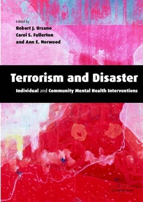 Terrorism and Disaster Hardback with CD-ROM