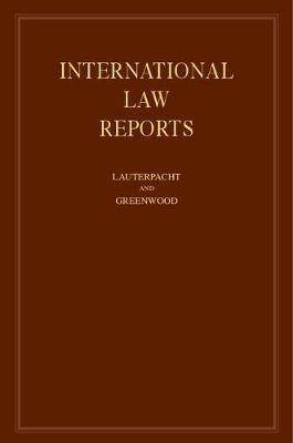 International Law Reports: Volume 125 - 