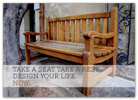 Design-Slogan-Card: Design your life - 